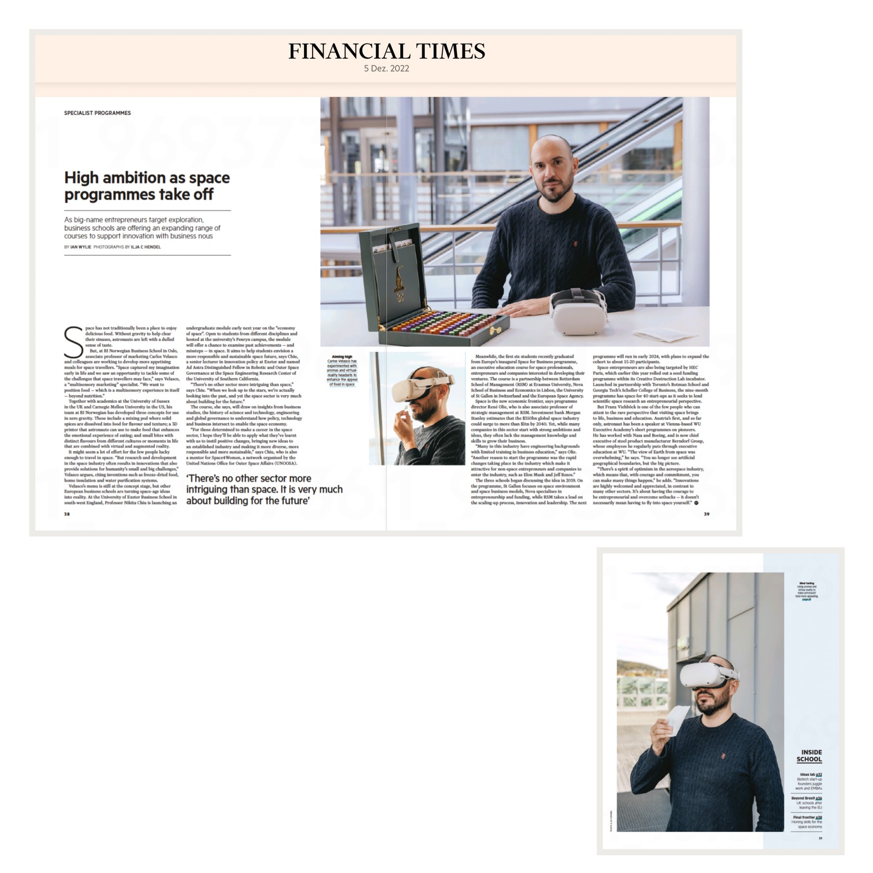 Carlos Velasco for Financial Times, London